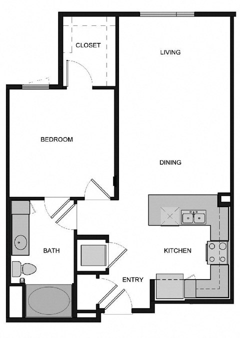 A5 2d Floor Plan, South Park by Windsor